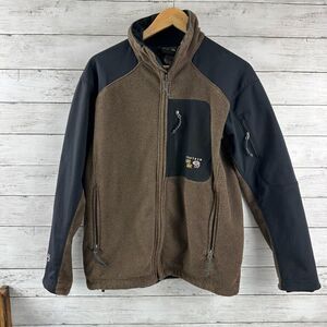 Mountain‎ Hardware Jacket Mens Med Brown Schoeller Nano Sphere Soft Shell Fleece